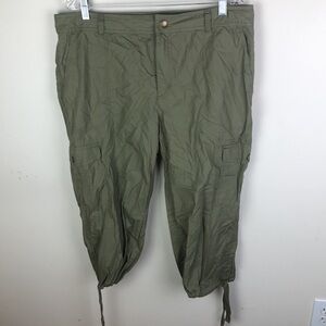 Chaps Army Green Cargo Joggers